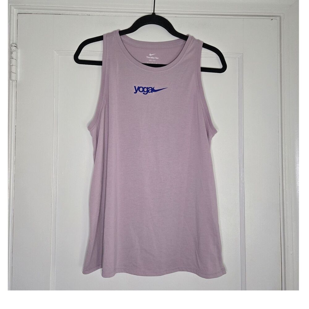 Nike Dri-FIT Sleeveless Tank Womens L Lavender Moisture Wicking